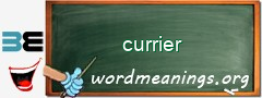 WordMeaning blackboard for currier